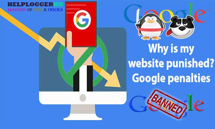 Why Google gives a website penalties